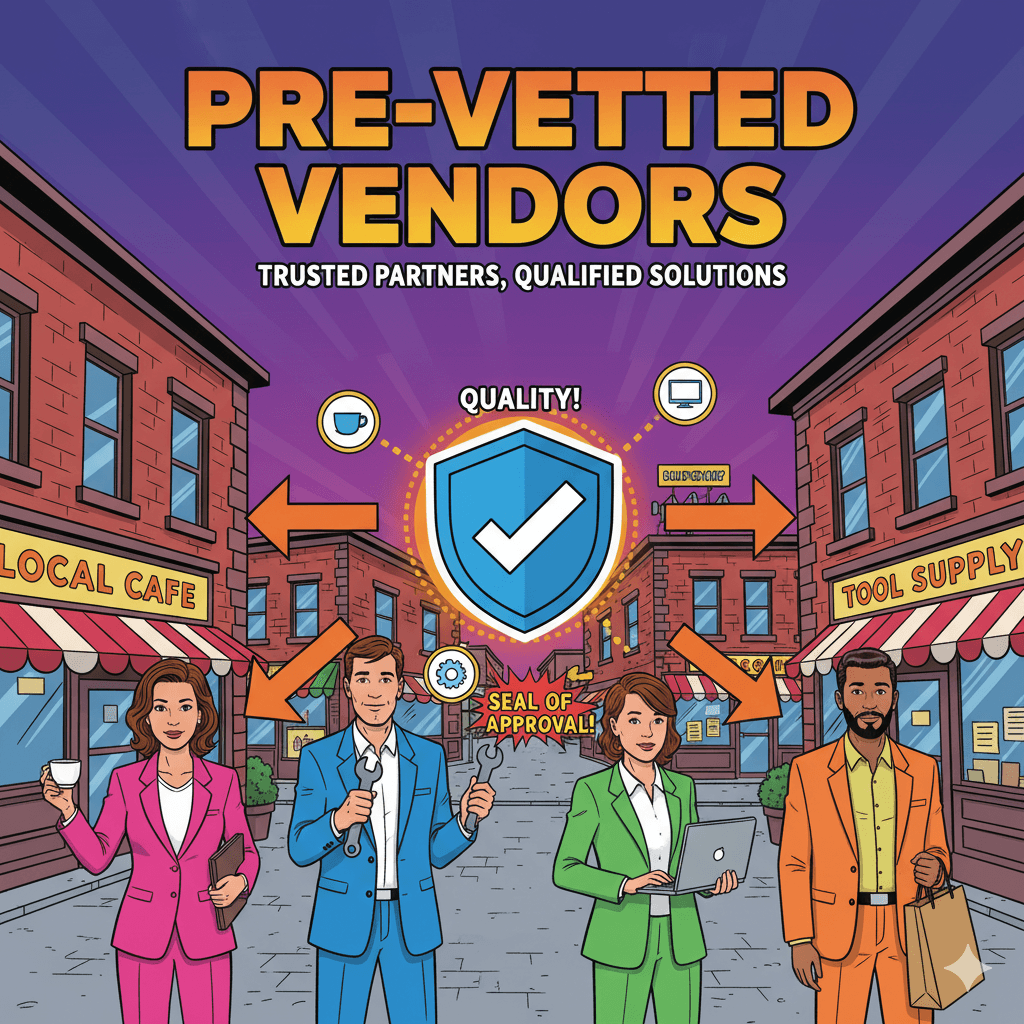 Pre-Vetted vendors